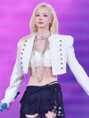 Kliou Sexy Fashion Crop Coats Woman Open Collar Double-Breasted Decoration Full Sleeve Navel Exposed Music Festival Style Jacket